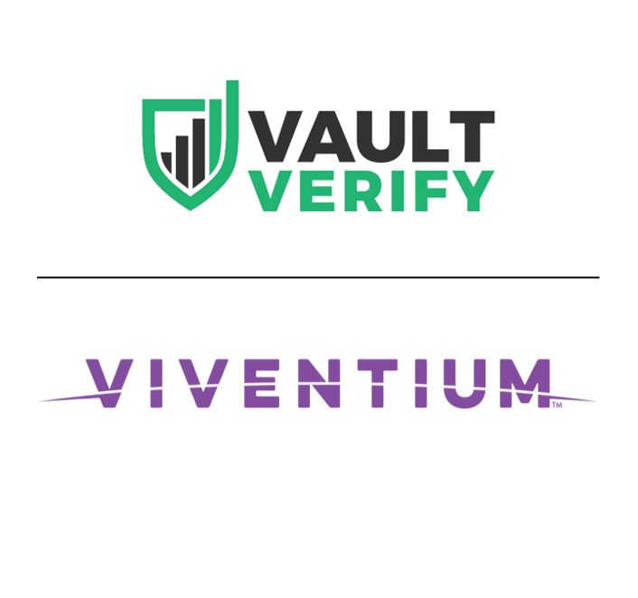 Vault Verify and Viventium logos stacked horizontally